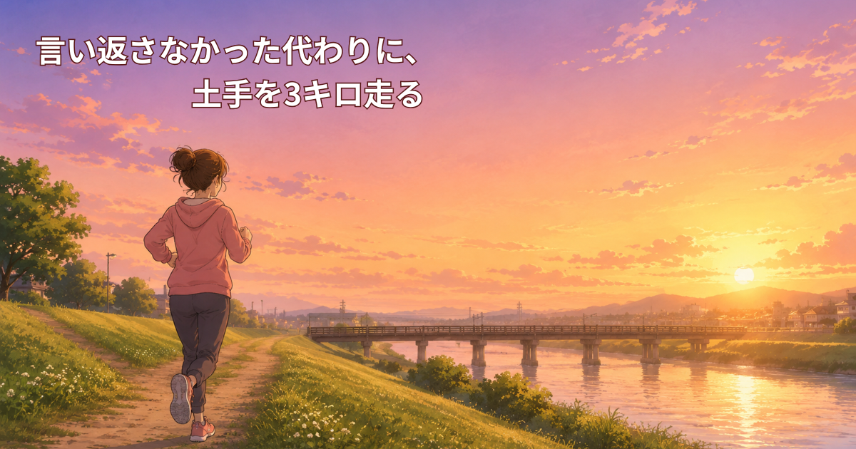 朝ランする女性